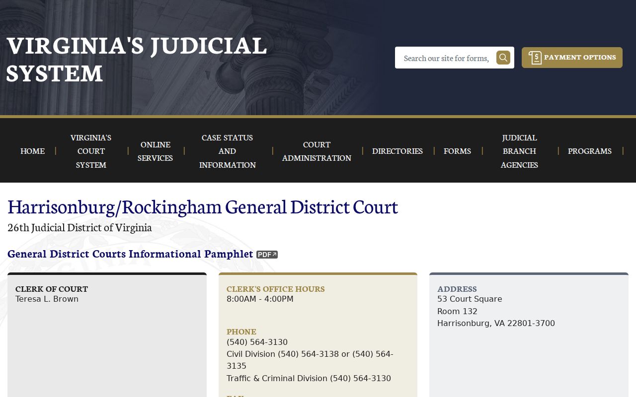 Grottoes criminal court records official court lookup